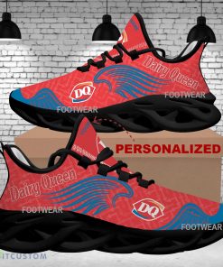 Dairy Queen Brand Logo Wings Pattern Max Soul Shoes Personalized Fashion-Forward Sport Sneaker - dairy queen Brand Logo New Wings Pattern Max Soul Shoes Custom Name Photo 2