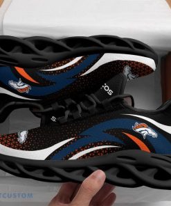 Denver Broncos Triangle Abstract Pattern Max Soul Shoes Recognition Chunky Sneakers - Denver Broncos Triangle Abstract Pattern Max Soul Shoes_10