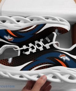 Denver Broncos Triangle Abstract Pattern Max Soul Shoes Recognition Chunky Sneakers - Denver Broncos Triangle Abstract Pattern Max Soul Shoes_1