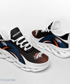 Denver Broncos Triangle Abstract Pattern Max Soul Shoes Recognition Chunky Sneakers - Denver Broncos Triangle Abstract Pattern Max Soul Shoes_3