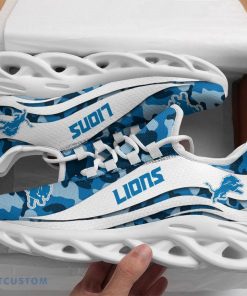 Detroit Lions Camo Pattern Max Soul Shoes Monogram Chunky Sneakers - Detroit Lions Camo Pattern Max Soul Shoes_1