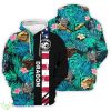 Dragon Unisex Hoodie - Personalized Tropical Dragon Pattern Plant 3D Unisex Hoodie Gifts For Dragon Lovers Product Photo 1