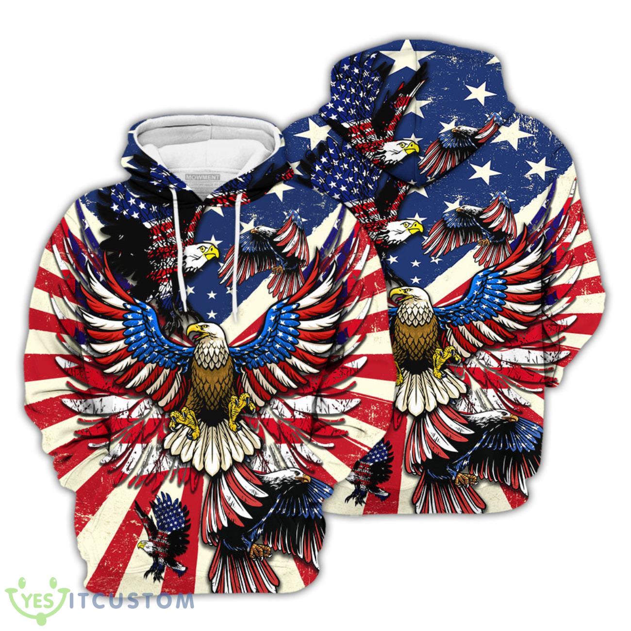 Eagle Unisex Hoodie Eagle America Flag Unisex Hoodie Patriotic Gifts For Veterans 2 Eagle Unisex Hoodie Eagle America Flag Unisex Hoodie Patriotic Gifts For Veterans Product Photo 1