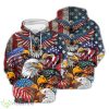 Eagle Unisex Hoodie Eagle American Flag Independent Day Pattern 3D Unisex Hoodie Gifts For Independence Day Product Photo 1