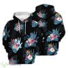 Electrician Work Electrician Job Tropical Pattern Unisex Hoodie Gift Ideas For Electricians Product Photo 1