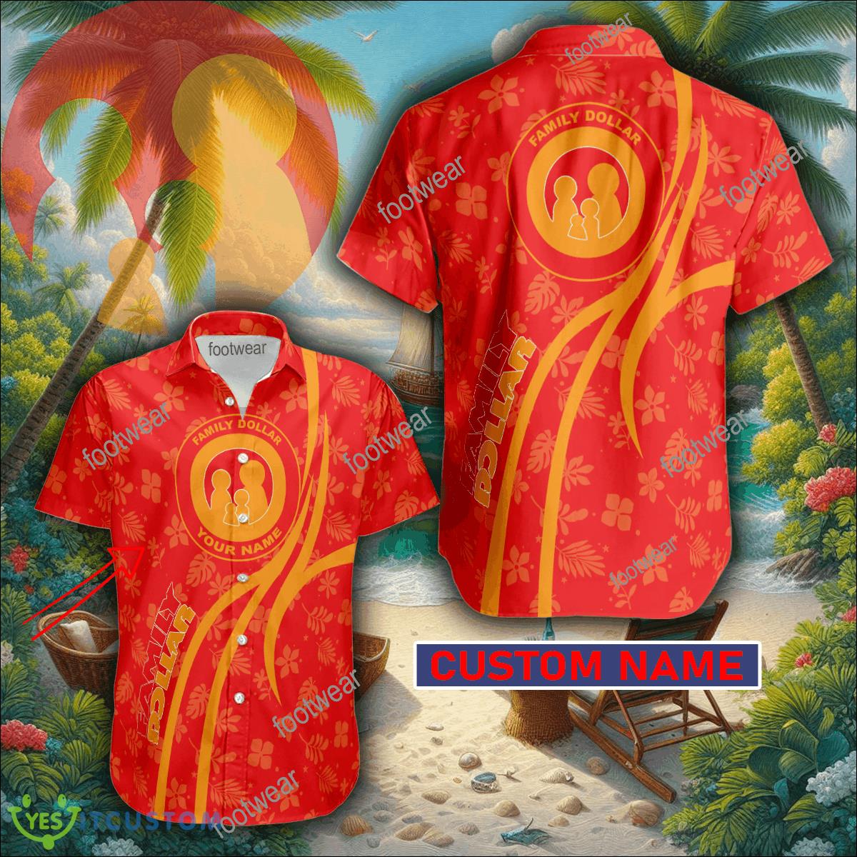 Family Dollar 3D Hawaiian Shirt Logo Brand Custom Name Gift Beach 2 Family Dollar 3D Hawaiian Shirt Logo Brand Custom Name Gift Beach - Family Dollar 3D Hawaiian Shirt Logo Brand Custom Name Gift Beach