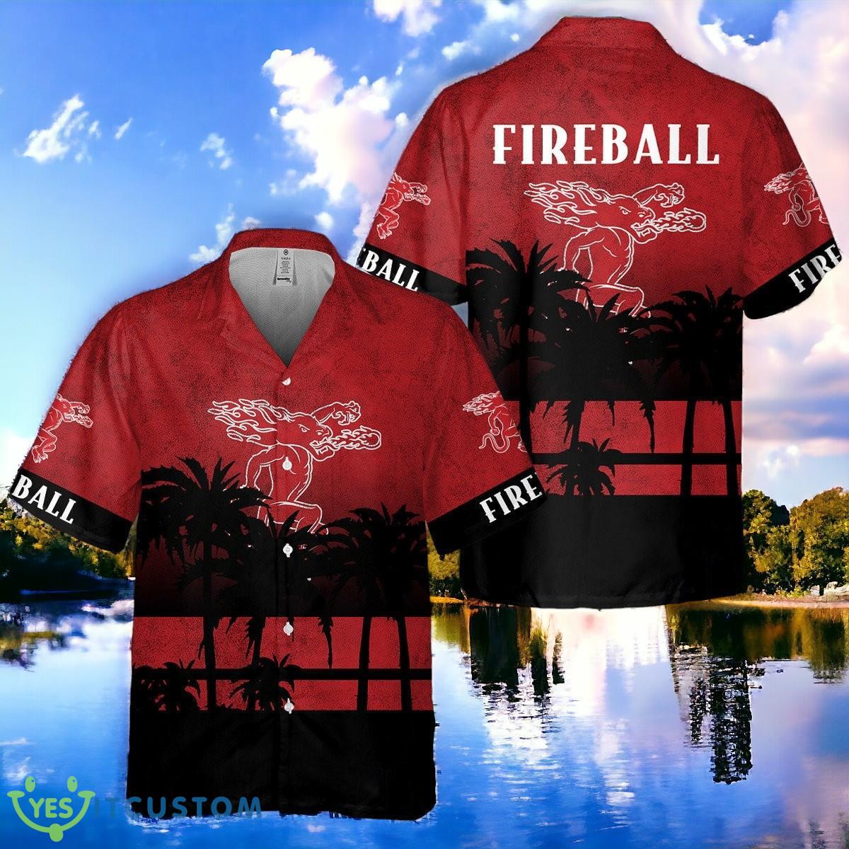 Fireball Hawaiian Shirt Unique Gift 2 Fireball Hawaiian Shirt Unique Gift Product Photo 1