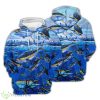 Fish Unisex Hoodie Fishing Love Fish Love Ocean Pattern 3D Unisex Hoodie Gifts For Fish Lovers Product Photo 1