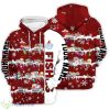 Fish Unisex Hoodie Personalized Chirstmas Fish Family With Colorful Presents 3D Unisex Hoodie Christmas Present Ideas Product Photo 1