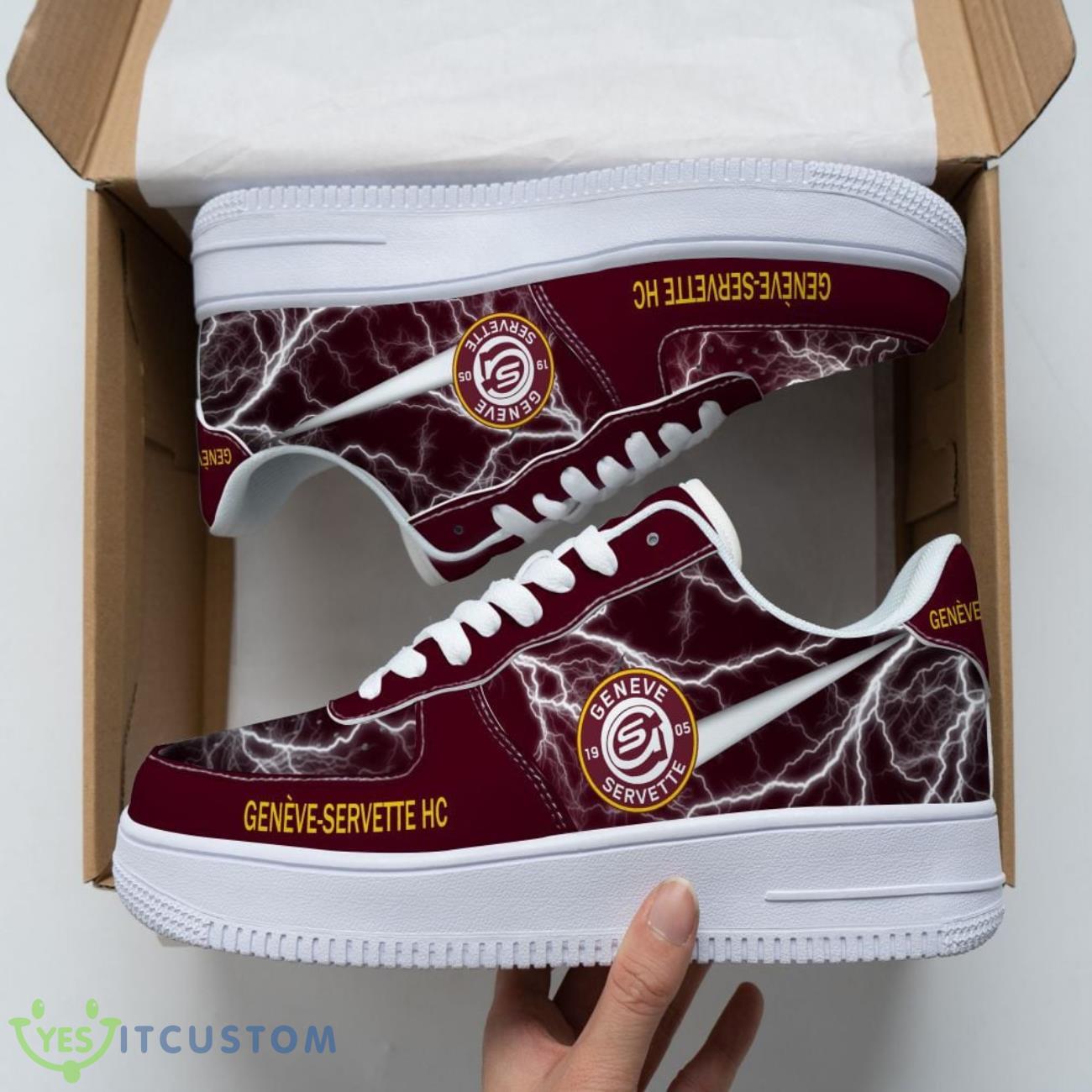 Geneve-Servette HC Light thunder Air Force Shoes For Men And Women Sneakers 3 Geneve-Servette HC Light thunder Air Force Shoes For Men And Women Sneakers Product Photo 1