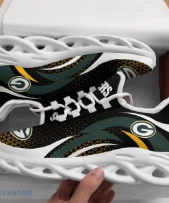 Green Bay Packers Triangle Abstract Pattern Max Soul Shoes Explore Chunky Sneakers - Green Bay Packers Triangle Abstract Pattern Max Soul Shoes_1