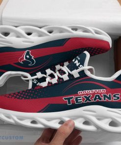 Houston Texans Waves Pattern Max Soul Shoes Chic Chunky Sneakers - Houston Texans Waves Pattern Max Soul Shoes_1
