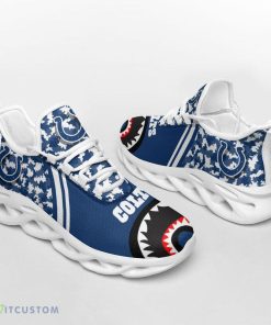 Indianapolis Colts Camo Bape Max Soul Black Or White Soles Shoes Collection Chunky Sneakers - Indianapolis Colts Camo Bape Max Soul Black Or White Soles Shoes_1