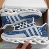 Indianapolis Colts Leaf and Stripe Pattern Men's and Women's Max Soul Shoes Unique Chunky Sneakers - Indianapolis Colts Leaf and Stripe Pattern Men's and Women's Max Soul Shoes_1