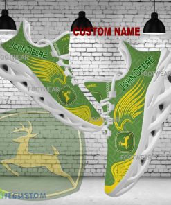 John Deere Brand Logo Wings Pattern Max Soul Shoes Personalized Representation Running Sneaker - john deere Brand Logo New Wings Pattern Max Soul Shoes Custom Name Photo 1