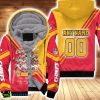 Kansas City Chiefs Super Bowl Champions Legends Player Signatures 3D Allover Gift With Custom Name And Number For Chiefs Fans Fleece Hoodie 3D All Over Print Product Photo 1