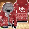 Kansas City Chiefs Ugly Sweatshirt Christmas 3D Fleece Hoodie 3D All Over Print Product Photo 1