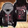 Lava Skull Kansas City Chiefs 3D Personalized Fleece Hoodie 3D All Over Print Product Photo 1