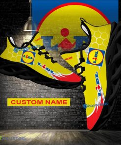 Lidl Brand Logo Max Soul Shoes Full Print Personalized Running Sneakers Gift Fans - lidl Logo Chunky Shoes Personalized Photo 1