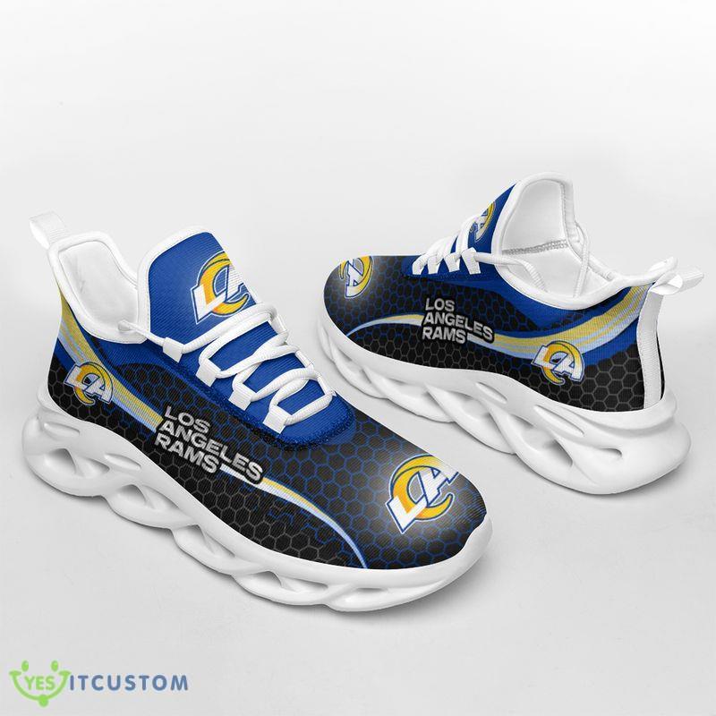 Los Angeles Rams Honeycomb Pattern Max Soul Shoes Recognition Running Sneakers 4 Los Angeles Rams Honeycomb Pattern Max Soul Shoes Recognition Running Sneakers - Los Angeles Rams Honeycomb Pattern Max Soul Shoes_3