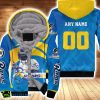 Los Angeles Rams Jalen Ramsey 00 Nfc Championship Blue Jersey Style Gift With Custom Name And Number For Rams Fans Fleece Hoodie 3D All Over Print Product Photo 1