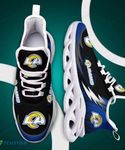 Los Angeles Rams Lightning Max Soul Shoes Imagery Chunky Sneakers - Los Angeles Rams Lightning Max Soul Shoes_1