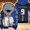 Los Angeles Rams Matthew Stafford 9 Nfc Championship Dark Blue Jersey Style Gift For Rams Fans Matthew Stafford Fans Fleece Hoodie 3D All Over Print Product Photo 1