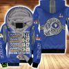 Los Angeles Rams Super Bowl Champions Ring Logo Season Record Fans Fleece Hoodie 3D All Over Print Product Photo 1