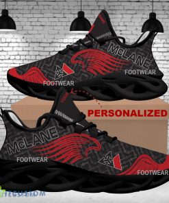 MCLANE Brand Logo Wings Pattern Max Soul Shoes Personalized Recognizable Sport Sneaker - MCLANE Brand Logo New Wings Pattern Max Soul Shoes Custom Name Photo 2