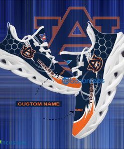 NCAA Auburn Tigers Hexagonal Pattern Chunky Sneaker Gift For Big Fans Max Soul Shoes Personalized - Personalized NCAA Auburn Tigers Hexagonal Pattern Max Soul Shoes Photo 1