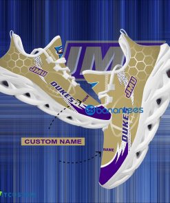 NCAA James Madison Dukes Hexagonal Pattern Chunky Sneaker Gift For Big Fans Max Soul Shoes Personalized - Personalized NCAA James Madison Dukes Hexagonal Pattern Max Soul Shoes Photo 1