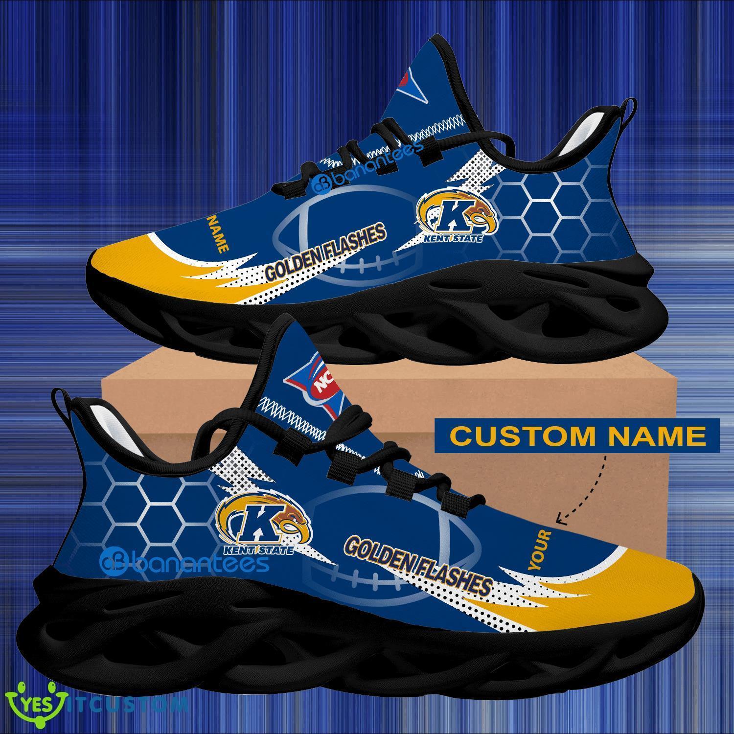 NCAA Kent State Golden Flashes Hexagonal Pattern Chunky Sneaker Gift For Big Fans Max Soul Shoes Personalized 6 NCAA Kent State Golden Flashes Hexagonal Pattern Chunky Sneaker Gift For Big Fans Max Soul Shoes Personalized - Personalized NCAA Kent State Golden Flashes Hexagonal Pattern Max Soul Shoes Photo 2