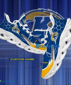 NCAA Kent State Golden Flashes Hexagonal Pattern Chunky Sneaker Gift For Big Fans Max Soul Shoes Personalized - Personalized NCAA Kent State Golden Flashes Hexagonal Pattern Max Soul Shoes Photo 1