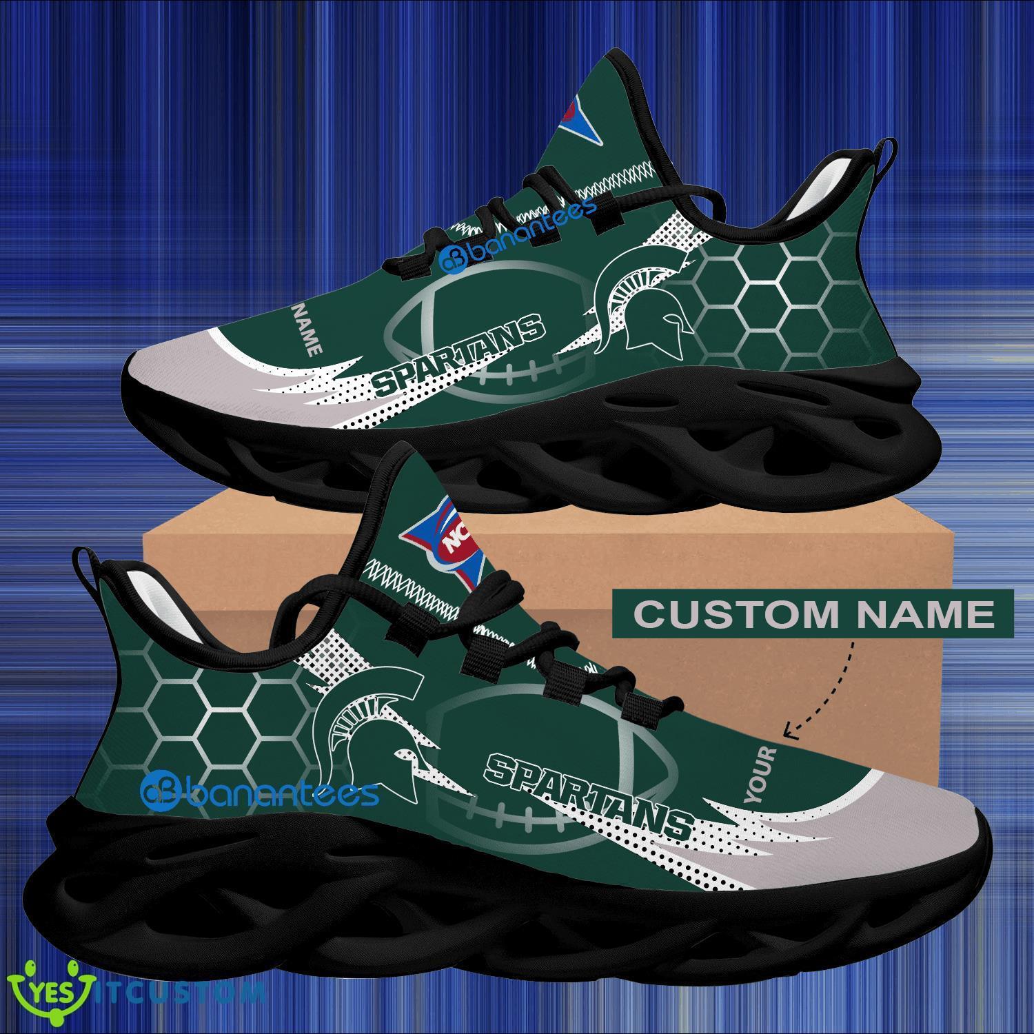 NCAA Michigan State Spartans Hexagonal Pattern Chunky Sneaker Gift For Big Fans Max Soul Shoes Personalized 6 NCAA Michigan State Spartans Hexagonal Pattern Chunky Sneaker Gift For Big Fans Max Soul Shoes Personalized - Personalized NCAA Michigan State Spartans Hexagonal Pattern Max Soul Shoes Photo 2