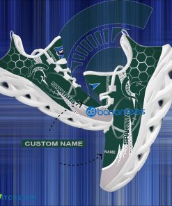 NCAA Michigan State Spartans Hexagonal Pattern Chunky Sneaker Gift For Big Fans Max Soul Shoes Personalized - Personalized NCAA Michigan State Spartans Hexagonal Pattern Max Soul Shoes Photo 1
