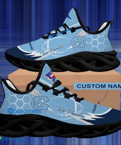 NCAA North Carolina Tar Heels Hexagonal Pattern Chunky Sneaker Gift For Big Fans Max Soul Shoes Personalized - Personalized NCAA North Carolina Tar Heels Hexagonal Pattern Max Soul Shoes Photo 2