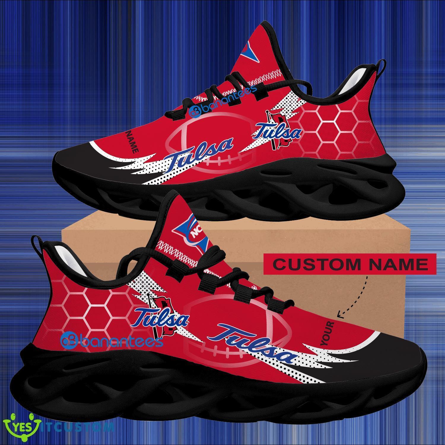 NCAA Tulsa Golden Hurricane Hexagonal Pattern Chunky Sneaker Gift For Big Fans Max Soul Shoes Personalized 6 NCAA Tulsa Golden Hurricane Hexagonal Pattern Chunky Sneaker Gift For Big Fans Max Soul Shoes Personalized - Personalized NCAA Tulsa Golden Hurricane Hexagonal Pattern Max Soul Shoes Photo 2