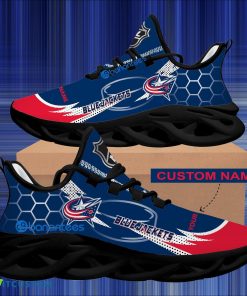 NHL Columbus Blue Jackets Hexagonal Pattern Chunky Sneaker Gift For Big Fans Max Soul Shoes Personalized 3 NHL Columbus Blue Jackets Hexagonal Pattern Chunky Sneaker Gift For Big Fans Max Soul Shoes Personalized - Personalized NHL Columbus Blue Jackets Hexagonal Pattern Max Soul Shoes Photo 2