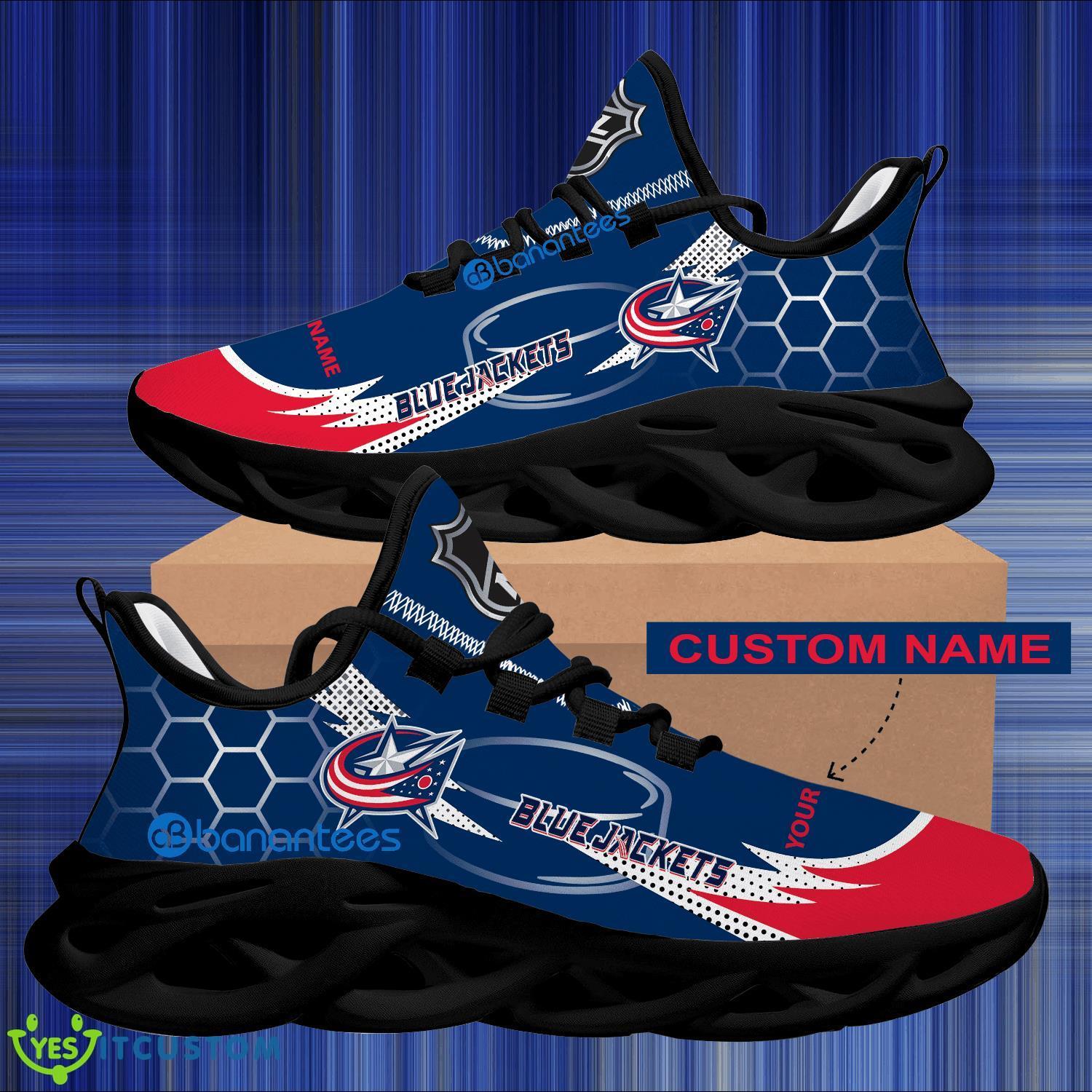 NHL Columbus Blue Jackets Hexagonal Pattern Chunky Sneaker Gift For Big Fans Max Soul Shoes Personalized 6 NHL Columbus Blue Jackets Hexagonal Pattern Chunky Sneaker Gift For Big Fans Max Soul Shoes Personalized - Personalized NHL Columbus Blue Jackets Hexagonal Pattern Max Soul Shoes Photo 2