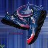 NHL Columbus Blue Jackets Hexagonal Pattern Chunky Sneaker Gift For Big Fans Max Soul Shoes Personalized - Personalized NHL Columbus Blue Jackets Hexagonal Pattern Max Soul Shoes Photo 1