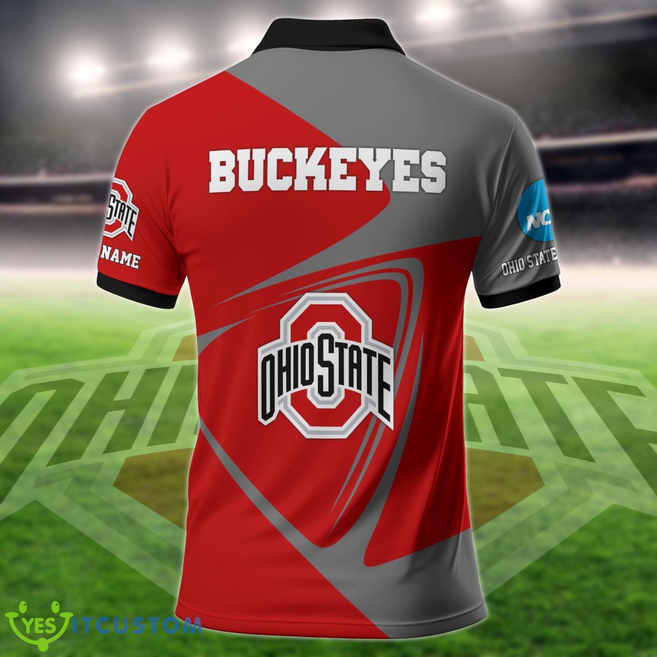 Ohio State Buckeyes Polo Shirt Custom Name Best Gifts For Fans 3 Ohio State Buckeyes Polo Shirt Custom Name Best Gifts For Fans Product Photo 3
