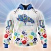 Persionalized NFL Denver Broncos Special Autism Awareness Design Hoodie 3D All Over Print Classic Style Best Gift Product Photo 1