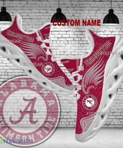 Personalized Alabama Crimson Tide New Wings Arrow Pattern Max Soul Shoes Chunky Sneaker Influence - NCAA Alabama Crimson Tide New Wings Arrow Pattern Max Soul Shoes Photo 1