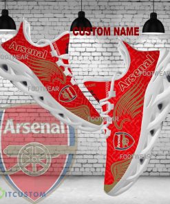 Personalized Arsenal New Wings Arrow Pattern Max Soul Shoes Chunky Sneaker Innovative - EPL Arsenal New Wings Arrow Pattern Max Soul Shoes Photo 1