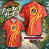 Pizza Hut 3D Hawaiian Shirt Logo Brand Custom Name Gift Beach - Pizza Hut 3D Hawaiian Shirt Logo Brand Custom Name Gift Beach