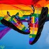Rainbow LGBT Love MLB Toronto Blue Jays Max Soul Shoes Personalized Edgy Chunky Sneakers - Rainbow LGBT Love MLB Toronto Blue Jays Max Soul Shoes Personalized Photo 1