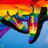 Rainbow LGBT Love NBA Miami Heat Max Soul Shoes Personalized Streetwear Sport Sneakers - Rainbow LGBT Love NBA Miami Heat Max Soul Shoes Personalized Photo 1