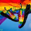 Rainbow LGBT Love NBA Milwaukee Bucks Max Soul Shoes Personalized Urban Chunky Sneakers - Rainbow LGBT Love NBA Milwaukee Bucks Max Soul Shoes Personalized Photo 1