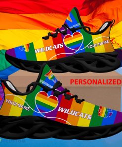 Rainbow LGBT Love NCAA Kansas State Wildcats Max Soul Shoes Personalized Explore Running Sneakers 3 Rainbow LGBT Love NCAA Kansas State Wildcats Max Soul Shoes Personalized Explore Running Sneakers - Rainbow LGBT Love NCAA Kansas State Wildcats Max Soul Shoes Personalized Photo 2