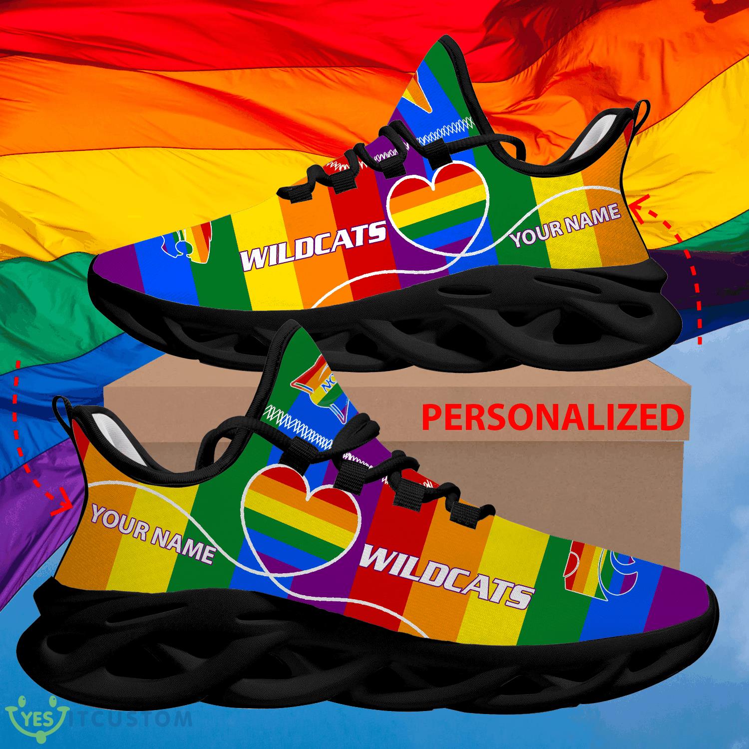 Rainbow LGBT Love NCAA Kansas State Wildcats Max Soul Shoes Personalized Explore Running Sneakers 6 Rainbow LGBT Love NCAA Kansas State Wildcats Max Soul Shoes Personalized Explore Running Sneakers - Rainbow LGBT Love NCAA Kansas State Wildcats Max Soul Shoes Personalized Photo 2